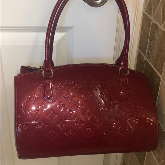 Louis Vuitton red Vernis bag - Picture 5 of 5